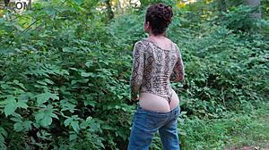 Thong Bodysuit - Milf on the Trail.