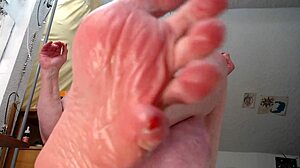 I feel so hot and horny as redheaded Dawnskye sharing my big natural tits and curvy body from head to toes with a 420 break