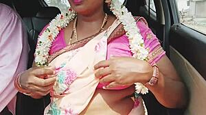 Indian Sexy Saree Bhabi Car Romance Telugu Dirty Talks