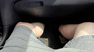 Public Car Handjob Leads To Cumshot In Mouth
