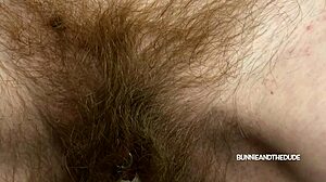 hey, check out my hairy ginger pussy up close with this brush, pov style!