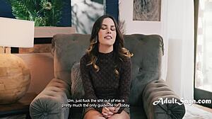 only guideline is use my ass like i am your little 18+ slut. seth gamble and chanel camryn dive into rough croatian lover action.