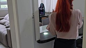 my step-sister wanted to surprise her boyfriend but i fucked her tight ass first