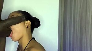 She Just Hints at Sucking a Thick Meat Dildo with That Big Ass Ebony Babe in Amateur Couple Action from Nysdel