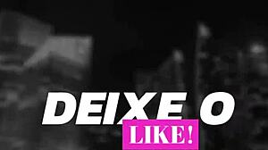 Safadinha's Huge Rabao in Brazilian Homemade Cowgirl Ride with Creampie