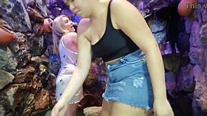 Mood changed with my stepdaughter at the fountain 😏