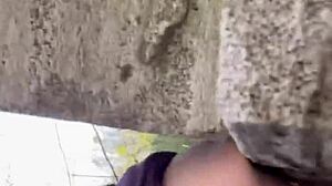 Kinky Easter Humiliation and BDSM Orgasms in Forest with Milf Redhead Fetish Public Outdoor Nature