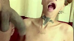 Teen Latina Jada Slim Engages in Piss Play and Sucks BBC