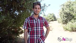 Sofia Santan nasty picnic fuck in the woods with deepthroat doggystyle riding and missionary on big tits ass redhead