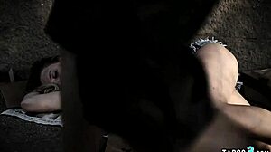 hey, that perv stranger cleaned up and fucked this homeless teen 18+