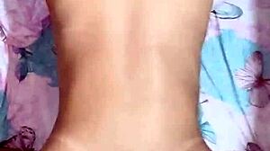 Ohhh this cum looks delicious as amateur latina wife gets creampie in doggystyle homemade action with friend.