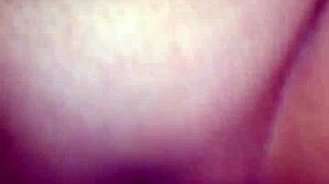 hot amateur takes creampie from the back on homemade