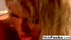 hottie gets out of the tub and fucks nick manning