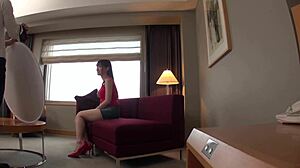 High height big natural tits Japanese university student model audition 1