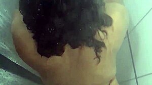 Oh man this busty ebony milf stepmom is seducing me with her big natural tits and ass in doggystyle riding