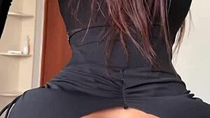 Julia sinful anal fuck in doggystyle with creampie