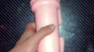 quick blowjob then sex filling her entrance with creamy cum on desk