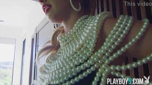 Hey, check out this round ass teen blonde model Allie Nicole stripping and posing hot for Playboy, she's such a bubble butt bombshell.