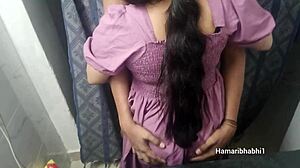 indian desi chubby wife enjoys handling a big dick