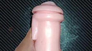 quick blowjob then sex filling her entrance with creamy cum on desk