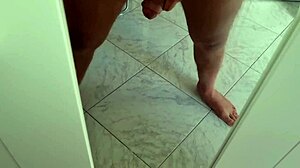 Amateurs Strip and Spank in Bedroom! Skinny European Teases with Feet and Rides Wildly