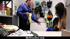 Teen Burglar in Costume Fucked by Milf Guards