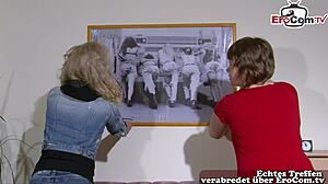 Deutsche Stief Schwestern Explore Lesbian Taboo With Milf Mommy