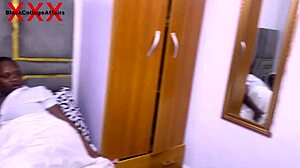 Ebony Teen With Big Tits Joins Amateur Threesome In Dorm Featuring Wet Pussy Doggystyle And Monster Cock Creampie.