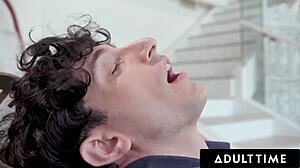 PAWG Stepmom Lauren Phillips Catches Skinny Stepson Jerking Off Then Rides Him Doggystyle for Massive Creampie