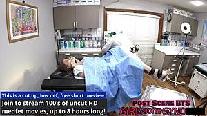 Ready for relaxation gynecology with Miraa Monroe? Blonde solo babe uses toys for shaved pussy fingering and anal play.