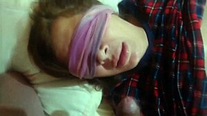 In this homemade clip, the curvy blonde stepmom gets a HANDJOB and BLOWJOB. She swallows CUM four times on her face and mouth as the voyeur watches.