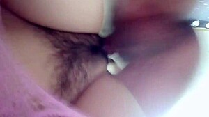 teen amateur couple gets sexy with cosplay as Japanese student teacher seduces for deepthroat blowjob, handjob, and squirting creampie in bedroom.