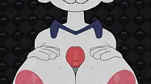 oh man i love banging this female cinderace with her big tits... titty fuck game is so hot, cum all over those boobs!!