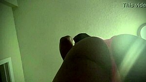 Petite ebony girl shows off her twerking skills