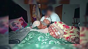 Mexican college student in uniform tries first-time roleplay with girlfriend at party 😏