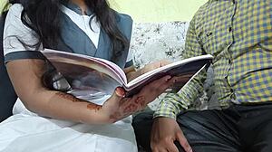 Bold Teacher Tempts Student into Intense Hairy Pussy Repair Session Hindi Voice