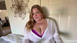 Intense Fucking with Cam Girl Neighbor in Bold Dildo Action