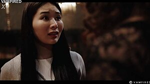 nerdy vampire leana lovings bites rikako katayama 😈 asian babe transforms into pussy-craving lesbian in halloween cosplay domination