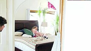 Peeping Stepson Caught Watching Stepmom Masturbate Gets Lucky And Fucks Wrong Hole With Anal Creampie