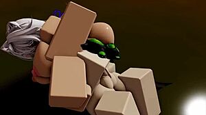 Roblox animations show goats in fishnet fights