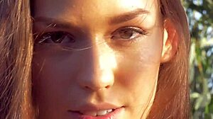 Beauty with Perfect Breasts Remembers Moments with Girlfriend While Touching Herself