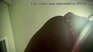 Petite ebony girl shows off her twerking skills