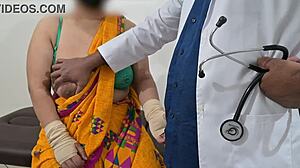 i feel so turned on as doctor checks telugu aunty boobs in hospital