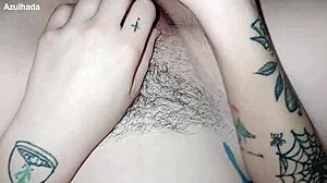 Argentinian babe gets a spectacular cumshot in her vagina with big natural tits and curvy ass in subtle POV action.