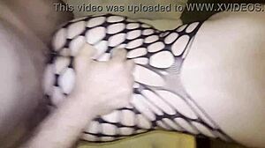 best friends mom came for a visit and we ended up cheating with homemade anal... milf takes it deep in her ass!!