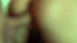 Euro amateur picked up in public contrasts outdoor tease with indoor fucking by big cock.