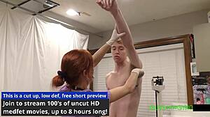 New nurse Maverick Williams dives into clinical experience with pregnant patient in latex gloves!