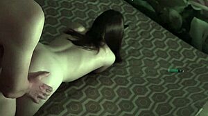 Part 2 - sexy 18 minx girl fucked hard with stepbrother. College girl with beautiful tits shines in this rough homemade scene.