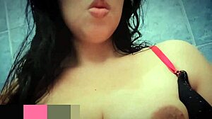 shes super horny going into the bathroom to masturbate and squirt for her first time