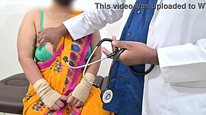 i feel so turned on as doctor checks telugu aunty boobs in hospital